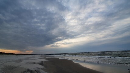 Obraz premium sunset on the beach