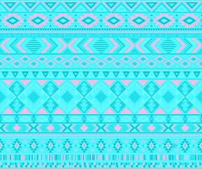 American indian pattern tribal ethnic motifs geometric vector background.