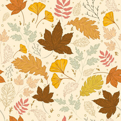 Autumn Leaves pattern