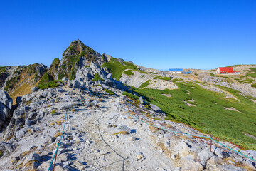 木曾駒ケ岳 紅葉の宝剣岳