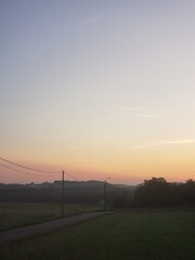 a sunrise in belgium