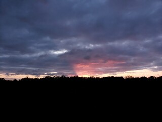 a sunrise in belgium