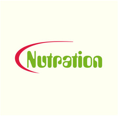 nutrition logo vector logo. nutrition logo.