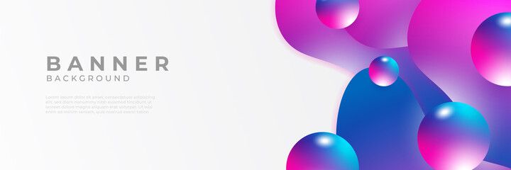 Modern blue vector abstract graphic design Banner Pattern background template.