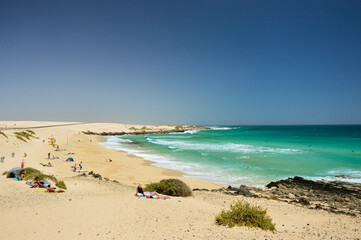 Fototapeta na wymiar Beach Fuerteventura Tropical