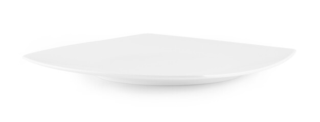 empty plate isolated on white background