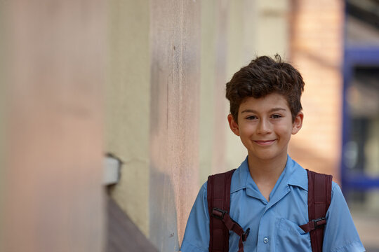 Primary school student at school