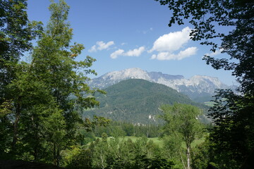 beautiful mountain landscape in bavaria germany 
