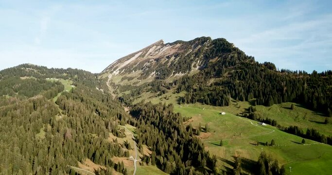 landscape with mountains
