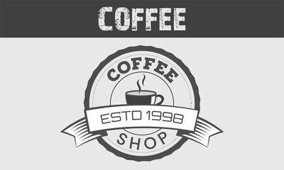 Coffee, Coffee Shop, Coffee Logo Design Inspiration Vector.