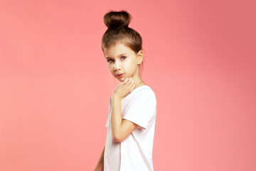 Child girl fasion portrait