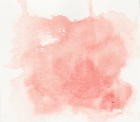 Abstract watercolor grunge vector banner background, red color watercolor vector splash background, cloudy effect watercolor banner, modern watercolor splash template,