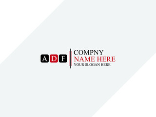 Alphabet ADF Letter Logo Icon design