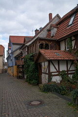 Village impression from the hessia town called Lauterbach