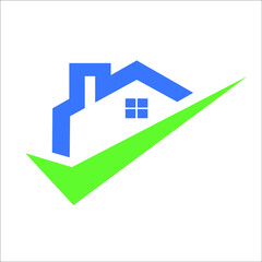 house with check list or mark