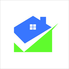 house with check list or mark