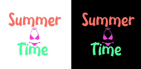 Summer t shirt design