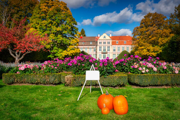Autumn in the Oliwa Park of Gdansk, Poland