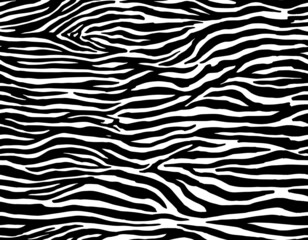 Zebra stripes seamless pattern vector © gyungim