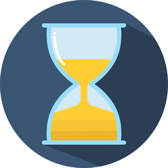 hourglass icon vector illustration
