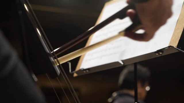 Man playing the cello