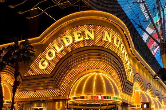 Golden Nugget hotel and casino. The Golden Nugget opened in 1946 and is part of Landry's.