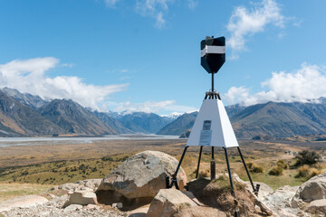 Mount Sunday, Location of Lord of the Rings city Edoras in Hakatere Conservation Park, New Zealand