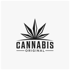 black and white cannabis logo inspirations