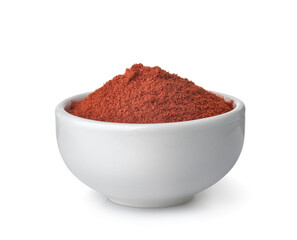 Ceramic bowl of paprika powder