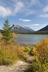 Vermillion Lakes with Mount Rundle in the Background