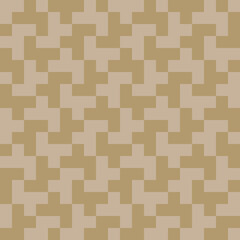 Seamless brown abstract background. Square shape pixel pattern. Texture design for publications, textiles, tiles, covers, posters, backdrops, banners, walls. Vector illustration.