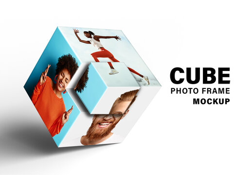 Cube Photo Mockup
