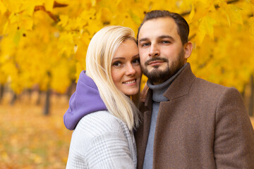 Fototapeta premium Lovely couple having fun together in nature.