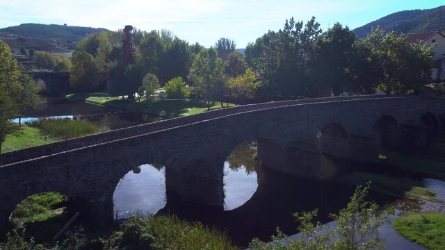 Bragan&ccedil;a, Gimonde, Ponte Romana, ponte de xisto parte do antigo caminho de Santiago