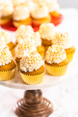 Pumpkin spice cupcake