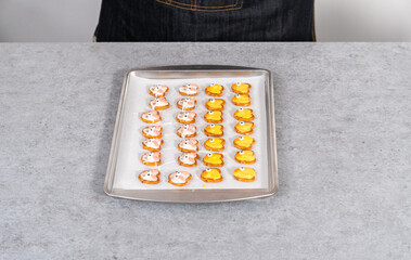 Easter Chocolate Covered Pretzel Bunnies and Ducklings
