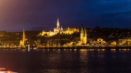 Fototapeta na wymiar Budapest, the brightest city in Europe