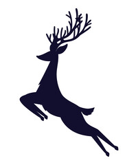 jumping reindeer design
