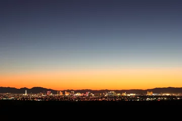 Photo sur Aluminium Las Vegas Las Vegas, the dawn of the strip 