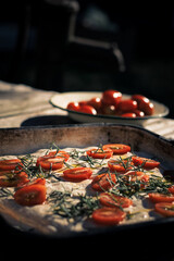 pizza with mushrooms