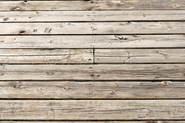 old wooden deck or pier