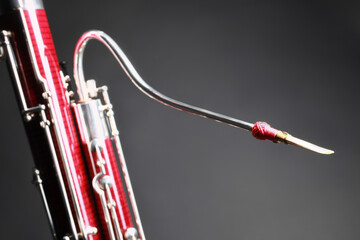 Instrument de musique à vent en bois de roseau de basson