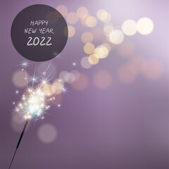 2022 New Year Abstract background with fireworks