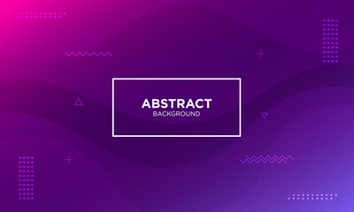 Abstract purple waves geometric background. Modern background design. gradient color. Fluid shapes composition. Fit for presentation design. website, banners, wallpapers, brochure, posters