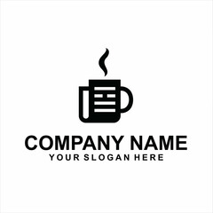 thinks coffee logo vector
