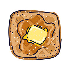 square waffle design