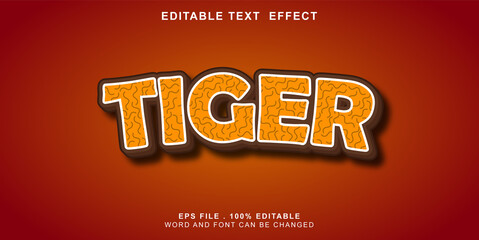 text-effect-editable-tiger