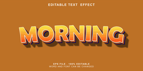 text-effect-editable-morning