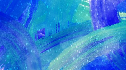Abstract background painting art with water blue paint brush for presentation, website, halloween poster, wall decoration, or t-shirt design.