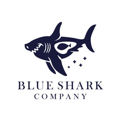 Logo Blue Shark General Good For Any Industry